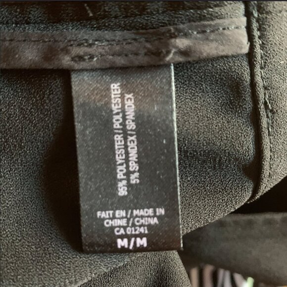 ICONE Black adjusted blazer jacket shawl lapel side pockets - medium - Picture 9 of 9